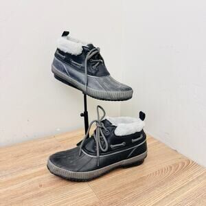 JSPORT by Jambu "Mary" Waterproof Duck Boots Black Women’s Size 8